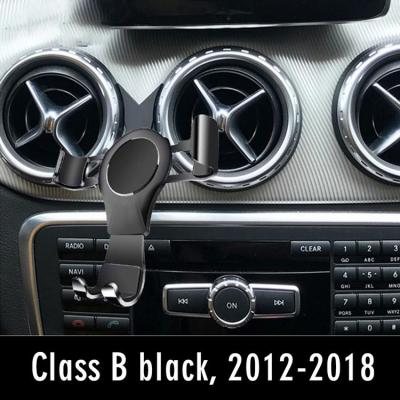 รถแอร์ O utlet ยึดโทรศัพท์มือถือสำหรับ Mercedes-Benz A-Class B-Class CLA GLA A180 B200 นำทางโทรศัพท์มือถือยึดรถที่วางโทรศัพท์เมา
