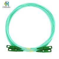 เบอร์ FTTH 1.6มม. G657A สีเขียว Fibra Optica สายเคเบิลเสริมจัมเปอร์สายเชื่อมต่อเส้นเดี่ยว Aqua SM SX 3.5เมตร SC/APC ใยแก้วนำแสงสายแพทช์สายชิ้น/ล็อต1เส้น