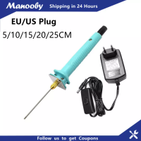 Manooby 5/10/15/20 ซม.ไฟฟ้าเครื่องตัดโฟมปากกา + ตัวแปลงปลั๊กEU/US/Polystyreneเครื่องมือตัดแบบปากกา/แบบพกพาโฟมปากกาลวดร้อน เครื่องมือตัด