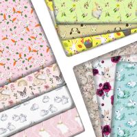 【HOT】❂∈❀ 50x145cm Patchwork Easter Polyester Cotton/Pure Cotton Fabric Tissue Sewing Quilting Fabrics Needlework Material