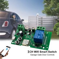 2023 latest Ewelink WIFI ตัวควบคุมที่เปิดประตูโรงรถ Smart Switch On Off Relay Module Gate Open Voice Control Alexa Google Home