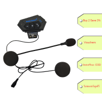 ?Arrive in 3 days? ชุดหูฟังบลูทูธ BT12 CSR8635 Moto บลูทู ธ หมวกกันน็อคชุดหูฟังร Bluetooth-compatible V4.0+EDR Headset for Motorcycle Helmet Intercom?Big Sale&amp;COD?