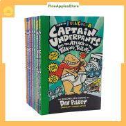 Sách Captain Underpants -Truyện tiếng anh thiếu nhi bộ 12 cuốn nhập khẩu