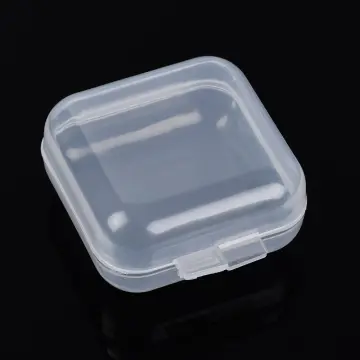 10pcs Mini Small Case PP Transparent Plastic Storage Box Pack