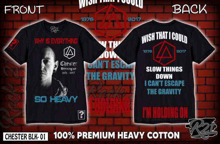 Rock Band Chester Singer Bennington T-Shirt Homme - 100