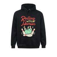 3D Printed Hoodies Mother Day Hot Sale Hoods WomenS Sweatshirts Rolling With My Homies Hoodie Bowling Bowlers Funny Gift Size Xxs-4Xl