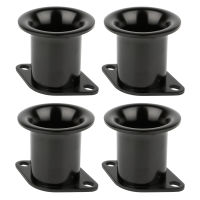 4pcs Black Air Horn Funnel Aluminum Air Intake System Funnel Car Horn Accessories Fit for Toyota Corolla AE86 Airbox Intake