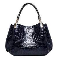 Womens Big Handbag Crocodile Pattern Large Capacity Shoulder Bag Ladies 2022 New Fashion Pu Leather Brand Designer Casual Totes