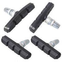 1/2/4pc Bike Brake Blocks Rubber Cycling Part Tools MTB Mountain Road Bicycle Lightweight V-brake Shoes Pads Bicycle Accessories Other Bike parts