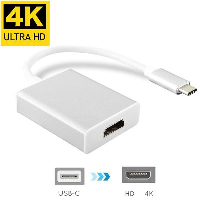 USB Type C Adapter USB3.1 (USB-C) to HDMI-compatible 4K Video Converter USBC Cable for MacBook Chromebook Samsung S8 S9 HD TV