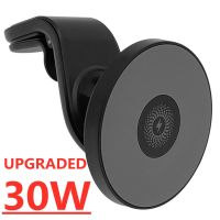 30W Magnetic Wireless Car Charger Mount Stand for Mag safing iPhone 13 12 Mini Pro Max Fast Wireless Charger Car Phone Holder