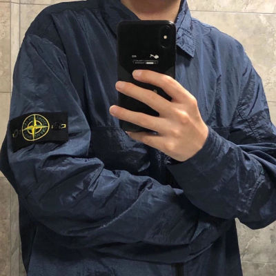 【READY STOCK】Stone Island Fiber Nylon Jacket Thin Jacket Fit Couple