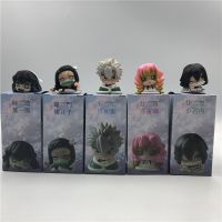 【SALE】 psychcorera1986 5ซม. นักสังหารปีศาจ Kimetsu No Yaiba Kamado Tanjirirou Nezuko Zitsu Zeniyuu Inosuke ตุ๊กตาขยับแขนขาได้นอนน่ารักของเล่นโมเดล