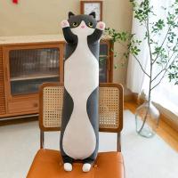 130cm Kawaii Long Cats Plush Toy Soft Stuffed Plushie Squishy Kitten Cushion Pillow Christmas Gifts Birthday Gifts For Girls