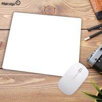 Gaming Pad All White Anti-slip Natural Rubber base with sewn edges Blank sublimation mouse pad RGB LED