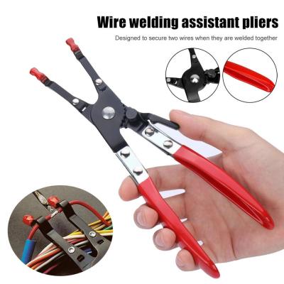 2 Wires Innovative Wire Welding Clamp Car Vehicle Soldering Pliers Hold Repair Car Tool Maintenance Aid K3G5