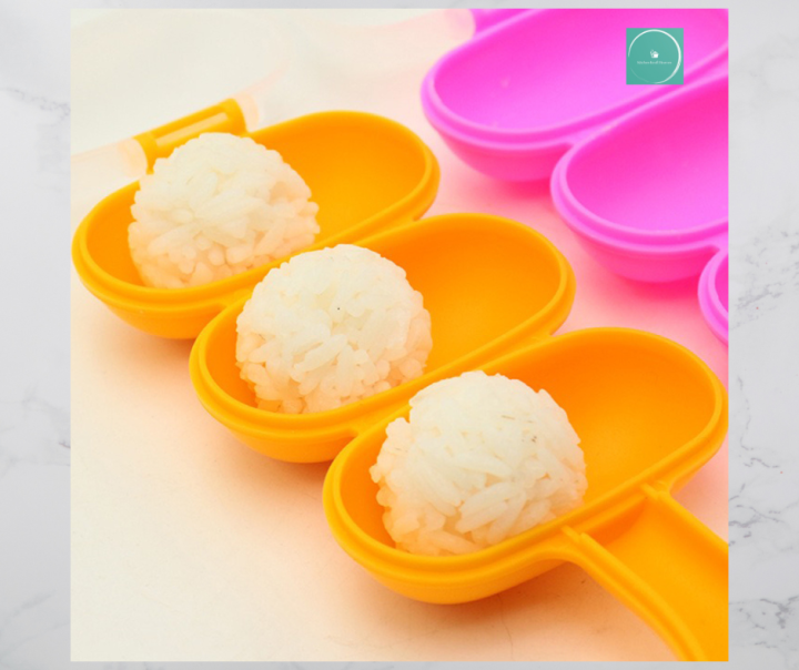 Kitchen Kraft Heaven Rice Ball Maker / Spherical 3 Molds Rice Ball