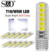 【ใหม่】2/10x W5W T10หลอดไฟ Led Canbus 168 194 12Pcs 2835ชิปภายในรถอ่านแผ่นป้ายทะเบียนป้ายทะเบียนสัญญาณ6000K 12V