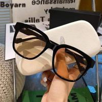 {Paopao glasses} Boyarn ใหม่สไตล์เกาหลีสแควร์แว่นกันแดดกรอบใหญ่สุทธิสีแดงเดียวกันวินเทจข้าวเล็บแว่นกันแดดแฟชั่นและเรียบง่าย Bl