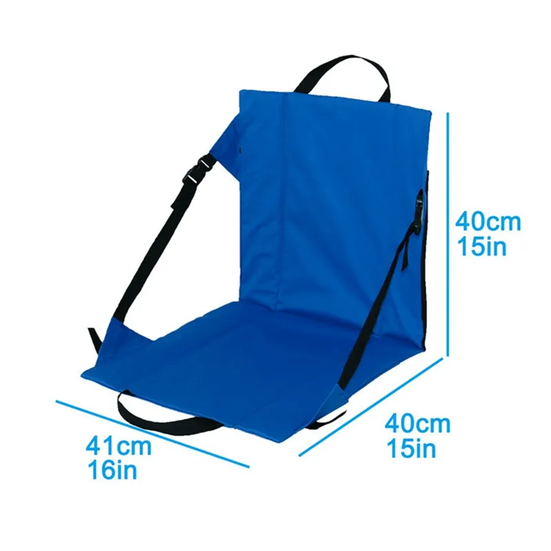 ADVENOR Portable Stadium Seat with Back Support for Bleacher -2 Pack