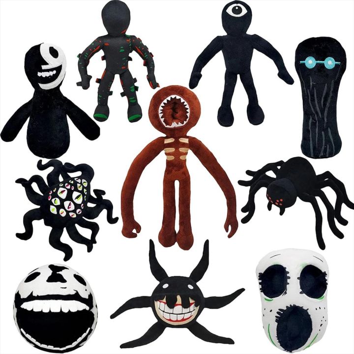 Doors Roblox Screech Plush Toys Monster Horror Game Doors Plush Toy Gifts  For Boys Girls And Fans