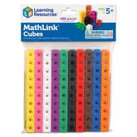 L4K : Learning Resources : Mathlink Cubes (Set of 100) : ลูกบาศก์ คณิตศาสตร์ 100 ชิ้น ตัวต่อ : 5-9 ปี