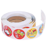 LIANGZHOU PINGZ 500pcs Reward Stickers Encouragement Sticker Roll Kids Stickers Cute Animals