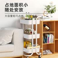 [COD] Small trolley shelf floor bathroom kitchen mobile snack toys multi-storey bedroom storage book