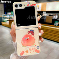 เคสสำหรับ Galaxy Z Flip5สีฟ้าอ่อนพลอยเทียมป้องกันการการป้องกันการกระแทกการ์ตูนซิลิโคนอ่อนนุ่มน่ารักสำหรับ Samsung ZFlip 5ปกหลัง