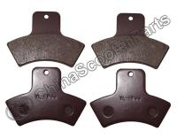 2 Pairs 4 PCS Brake Pads Rear Right For LINHAI 260cc 300cc ATV 4 x 4