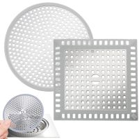 Shower Drain Cover Hair Catcher Drain Filter Bathroom Protector Stainless Steel Sink Strainer Drain Filter Bathtub Hair Catcher