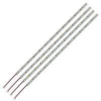 ▬✠✷ 5/10/20pcs LED Bar Light Rigid Strip Aluminum Hard Led Light SMD 5054 25cm 50cm Cabinet Counter Lighting Blue Pink Green Red