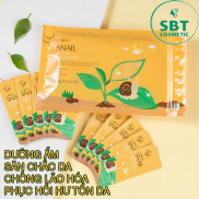 10 Gói Mặt Nạ Ngủ Laikou Chiết Xuất Ốc Sên Snail Sleeping Face Mask