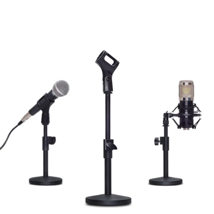 Professional Adjustable Foldable Desktop Table Holder Microphone Tripod