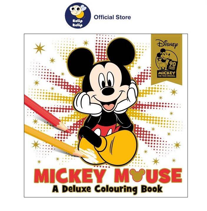 Disney Classics Mickey Mouse Deluxe Colouring Book For Adult & Kids ...