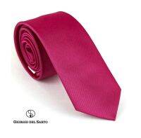 Giorgio Del Sarto Necktie 6 cm Pink with Fabric Texture เนคไทสีชมพูมีเท็กเจอร์