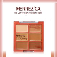 Merrezca Pro Correcting Concealer Palette 9g. คอนซีลเลอร์พาเลท 6 เฉดสี