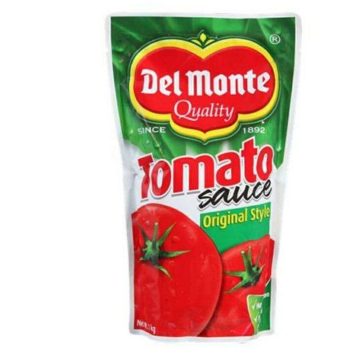 Del Monte Tomato Sauce Original Style 1kg Pouch Lazada PH