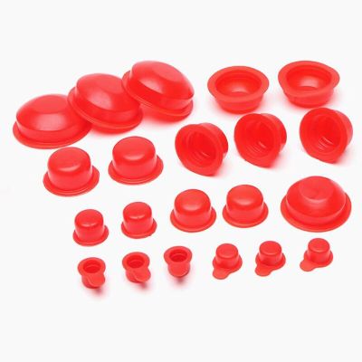 4-56 mm dia inner hole plug tube inserting end cover cap PVC plastic hole plug PVC soft plug protector cover cylinder cap Pipe Fittings Accessories