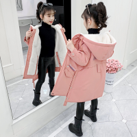 【มาใหม่】เสื้อแจ็คเก็ตเด็กผู้หญิง Outwear 2023 Cool Thicken Winter Plus กำมะหยี่อบอุ่นผ้าฝ้ายขนแกะเสื้อผ้าเด็กคุณภาพสูง