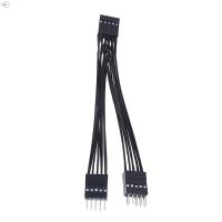 Cjing 9Pin HD Audio 1ถึง2พอร์ตคูณ Y Splitter MALE TO FEMALE EXTENSION CABLE