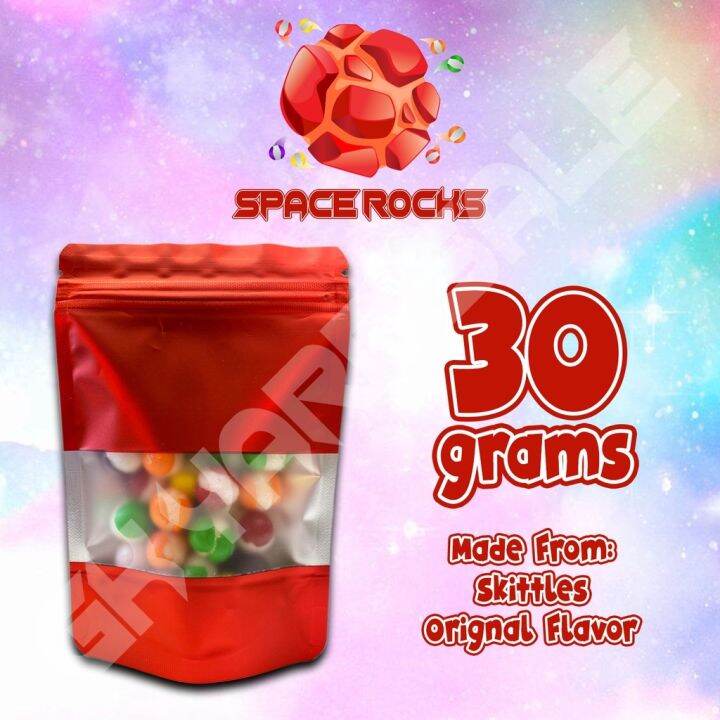 [Space Rocks] Freeze Dried Candy Made From Skittles Flavor 30 grams ...