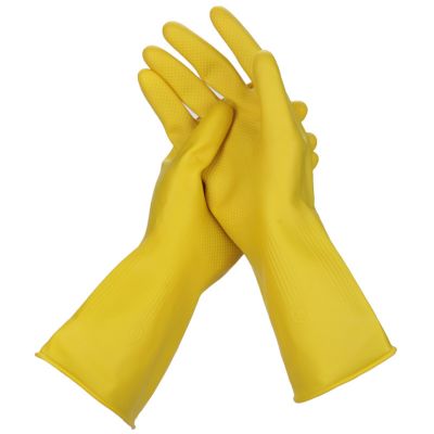 Latex Cleaning Gloves Kitchen Waterproof Dishwashing Glove Durable Rubber Dish Washing for Household Cleaning Scrubber 1Pair Safety Gloves