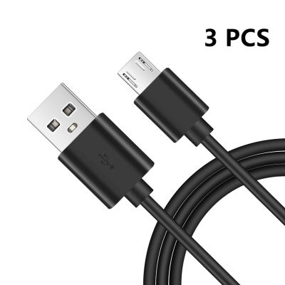 3 PCS Micro USB Cable for Xiaomi Redmi 7 7A Note 4 5 Pro Samsung S7 S6 Huawei HTC Nokia Micro B Charging Data For Android Phone
