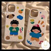 เคสลายกราฟฟิตีมิสโคนี่,ที่เป็นคู่เคสโทรศัพท์การ์ตูนเด็กผู้ชายเด็กผู้หญิงเข้ากันได้กับ IPhone 7Plus XR 11 14 13 15 12 Pro Max 15 7 6 8 6S Plus X XS MAX 2020 Graffiti ฝาครอบเป็นมิตรกับสิ่งแวดล้อมย่อยสลายได้