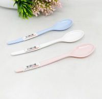 (3ชิ้น) ช้อนกาแฟ ช้อนชา ช้อนเมลามีน 61A  ขนาด 4นิ้ว ฟลาวเวอร์แวร์ FLOWERWARE Melamine Coffee Tea Spoon 61A 4inch x 3 Pcs.