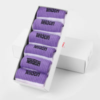 oon Professional Sports Socks for Tennis Badminton Basketball 100 Cotton Breathe Freely and Absorb Sweat Deodorant K037-3SPA