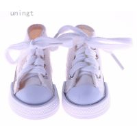 COD DSFGREYTRUYTU Popular 18Inch Doll Shoes For American Girl Doll Clothes Accessory Doll lace-up Canvas Shoes