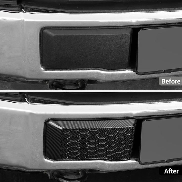 1pair-carbon-fiber-front-bumper-guard-pads-cover-lid-trim-accessories-accessory-for-ford-f150-2015-2020-replacement-exterior-left-amp-right