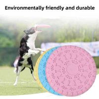1PCS Soft Non-Slip Dog Flying Disc Silicone Game Toy For Large Dog Activity Dogs Intelligence Flying Saucer Pet Toys